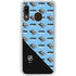 NHL Utah Mammoth Logo Pattern Galaxy A20 Clear Case